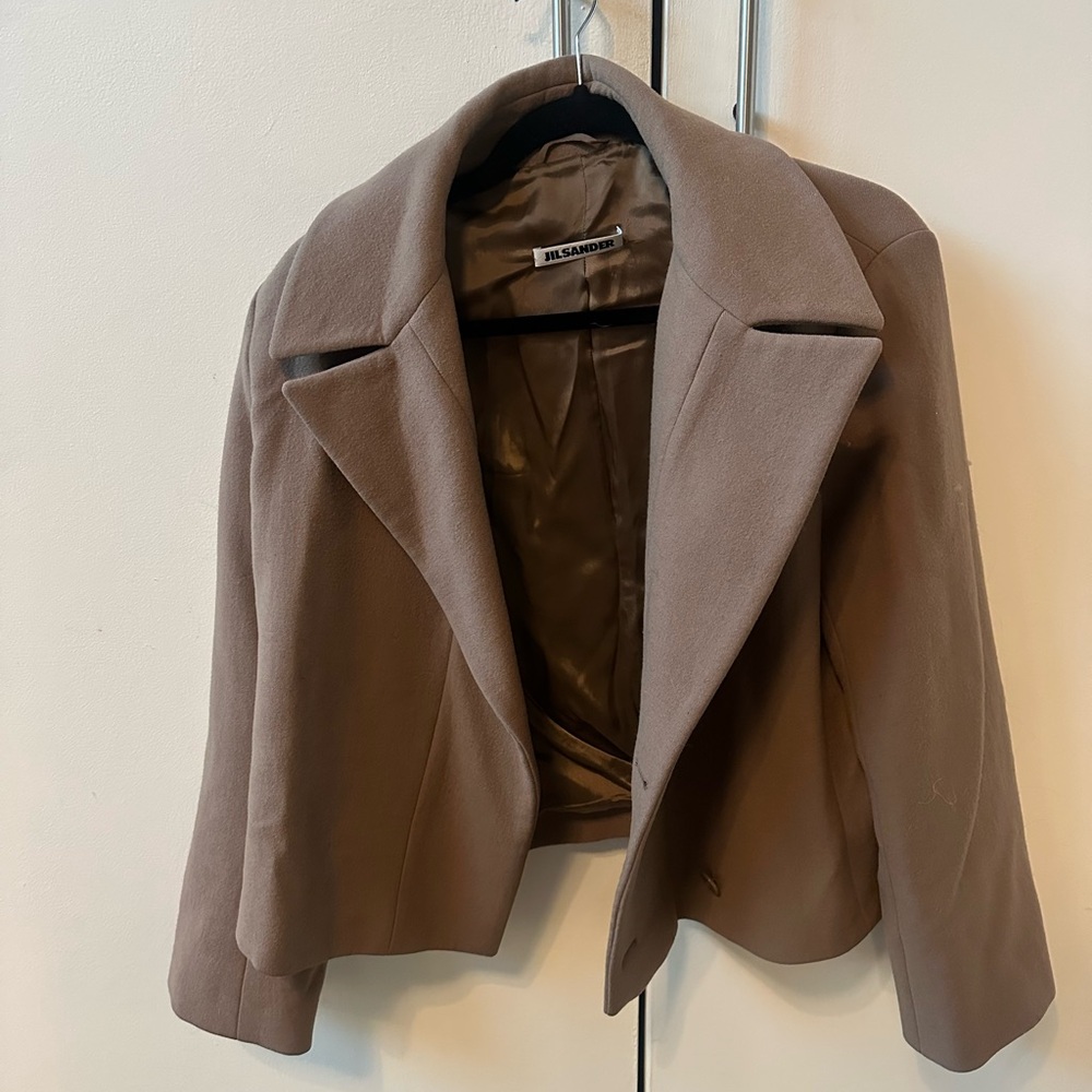 Brown Women's Jacket by Jil Sander